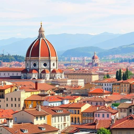 Il Duomo di Firenze visto dal Piazzale Michelangelo